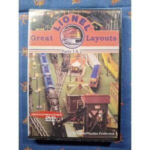 Lionel Great Layouts part 1 &‎ 2 DVD Digitally Remastered NEW